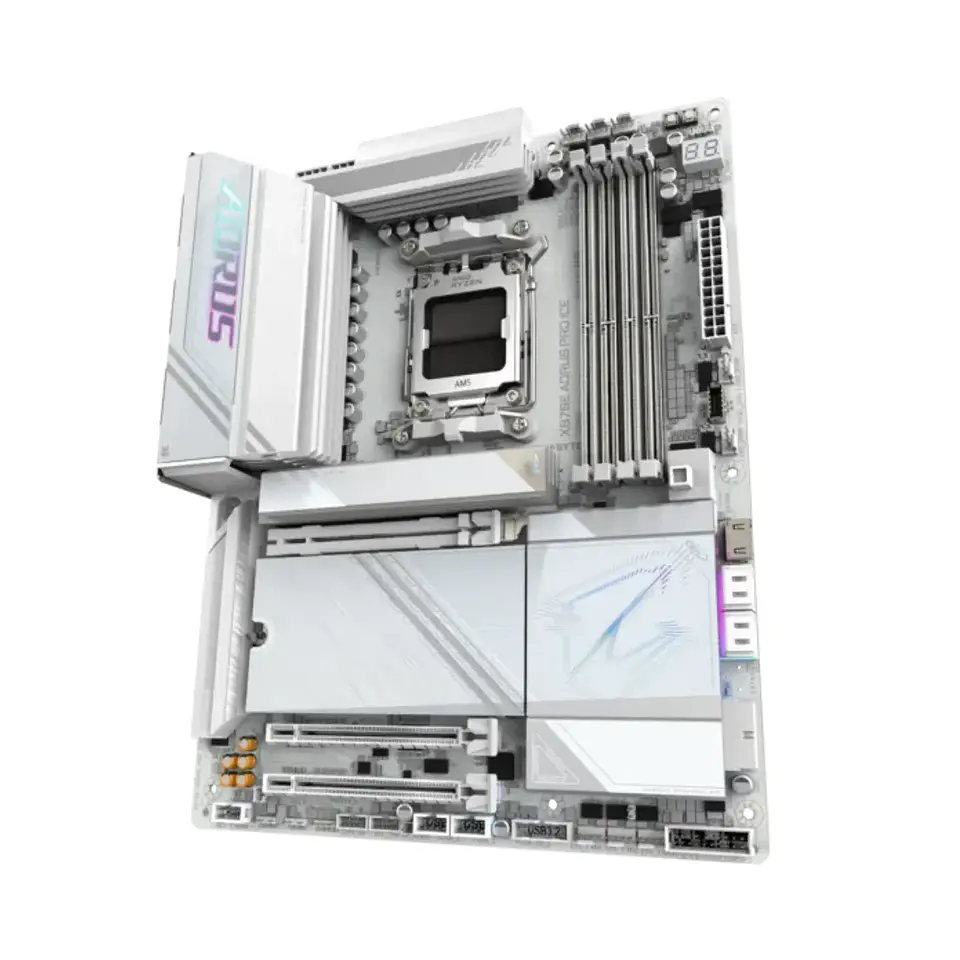 Placa Madre Aorus X870E PRO ICE, AM5 DDR5 M.2 PciE-5 ATX 3