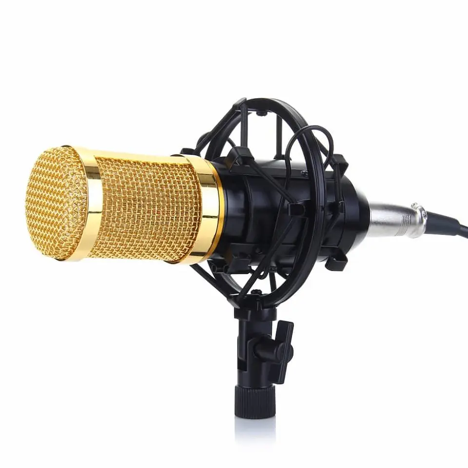 Set Micrófono Condensador Andowl (Micrófono + soporte + Antipop) – Q-7451 2