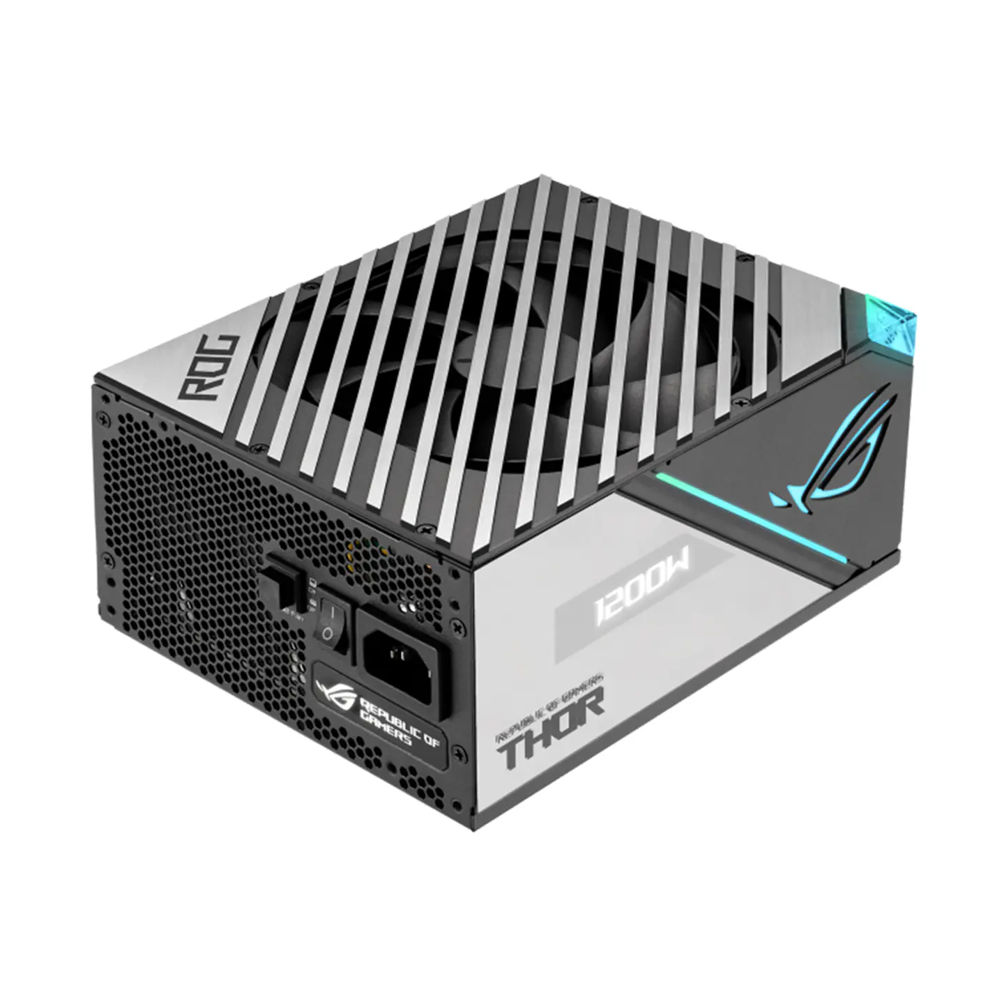 Fuente de Poder Asus Rog THOR 1200W Platinum II, LCD OLED 9
