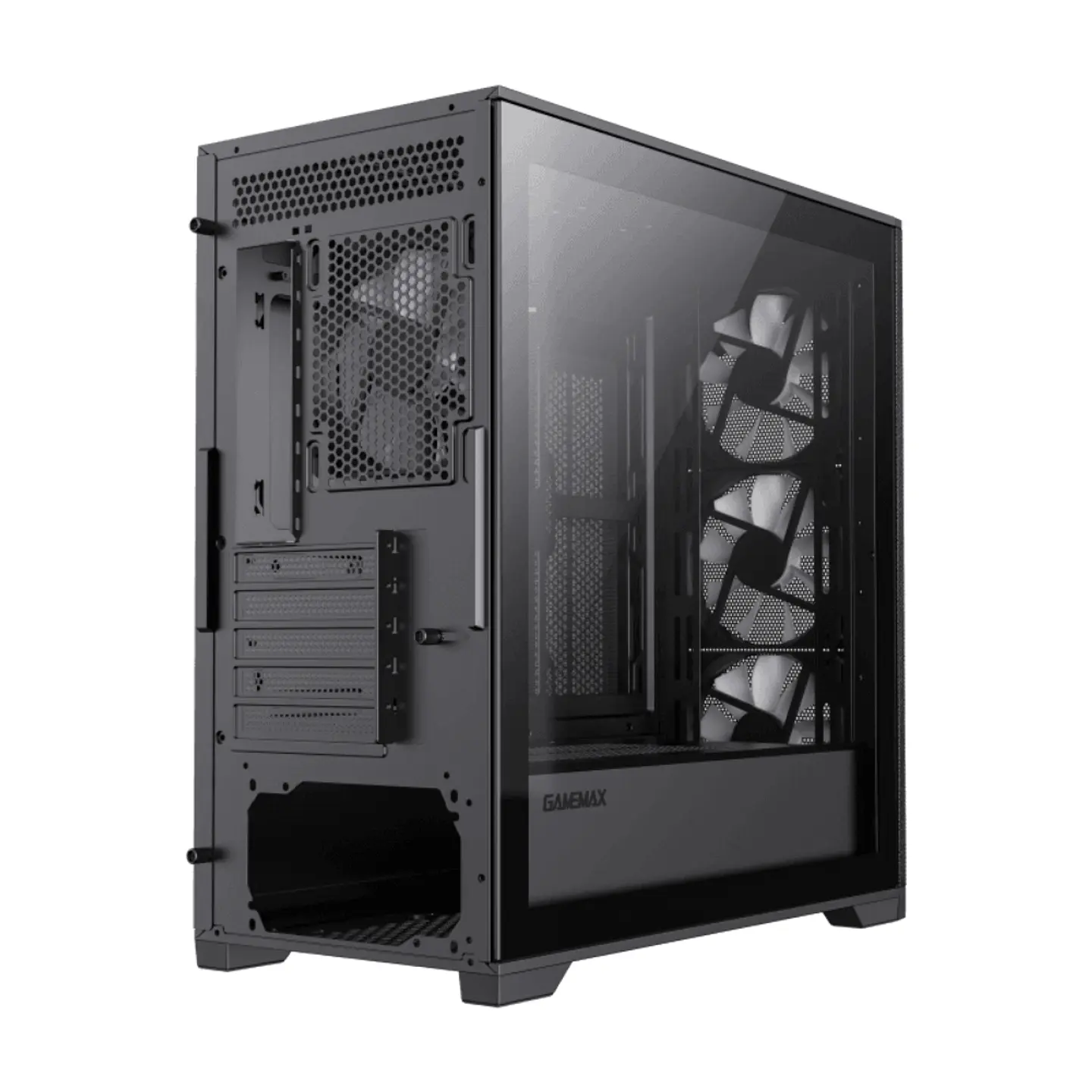 Gabinete Gamemax Destroyer MB mATX, Vidrio Lateral, 4 coolers 5