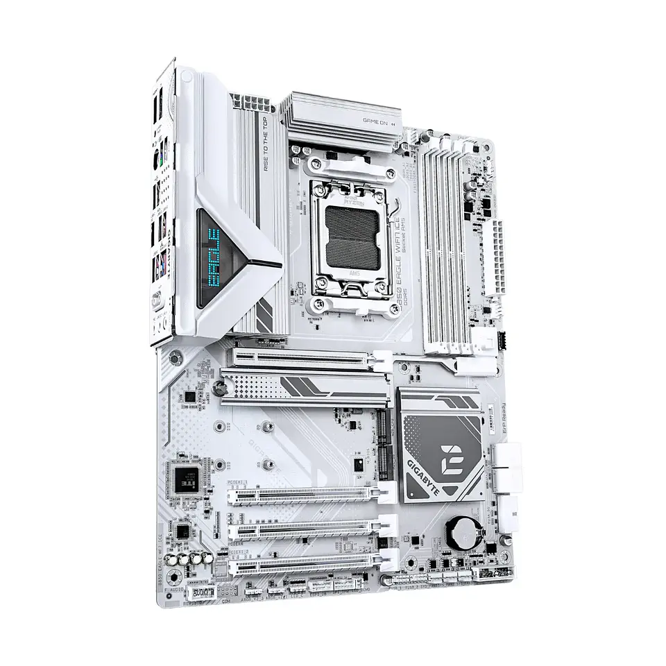 Placa Madre Gigabyte B850 EAGLE WIFI7 ICE AM5 DDR5 ATX 3