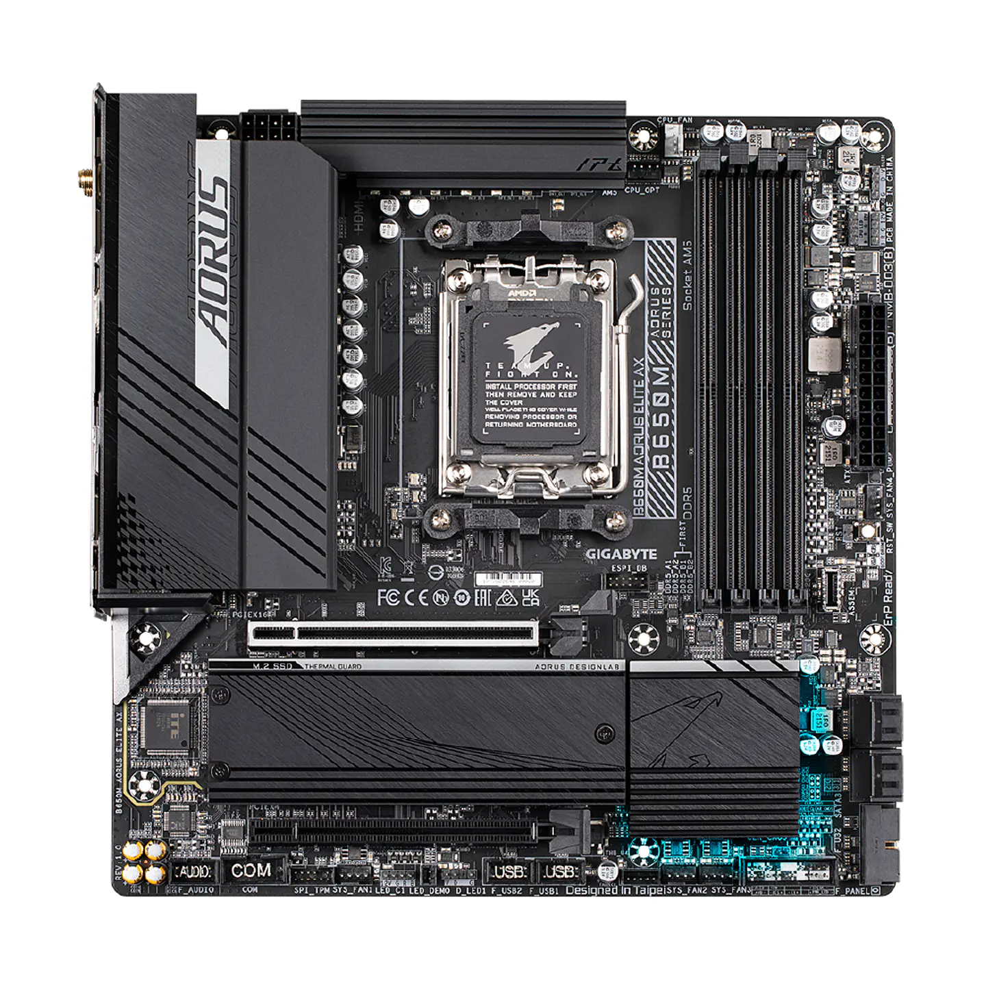 Placa Madre Aorus B650M Elite AX, AM5, DDR5, mATX Dual Chanel 5