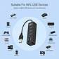 Hub 3 Puertos Multi Usb Adaptador Con Lector De Tarjeta SD - thumbnail 3