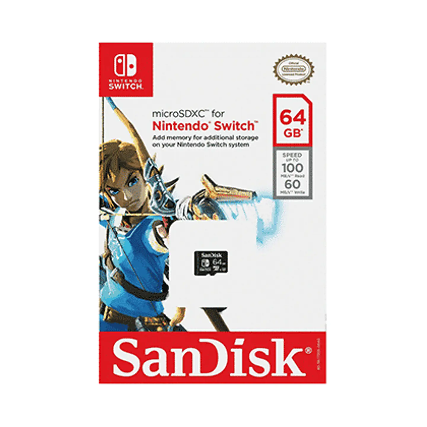 Tarjeta SanDisk 64GB Micro SD XC Memoria Flash MicroSDXC Nintendo Switch 2