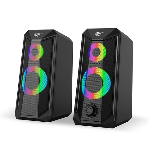 Parlantes Stereo Gamer Gamenote SK202 RGB Jack 3.5mm