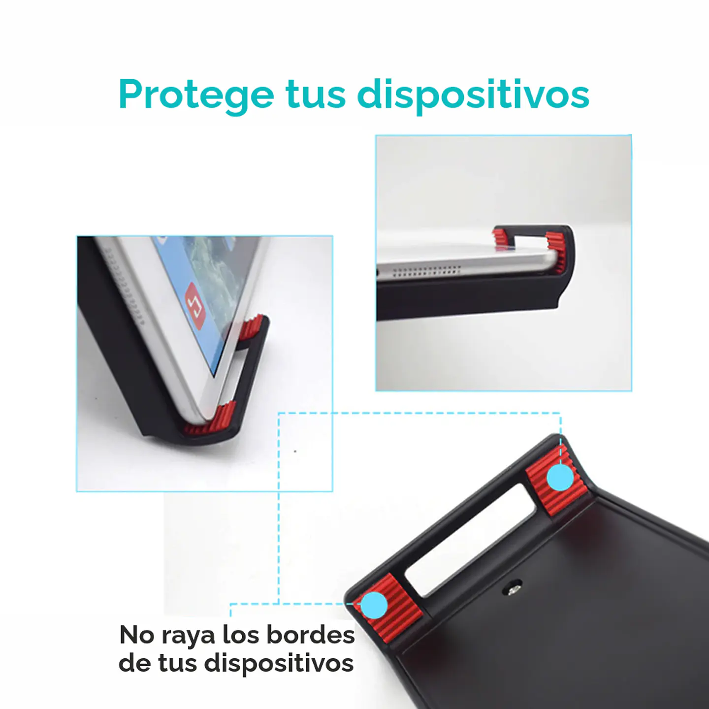 Soporte Base Porta Celular Tablet Escritorio Mesa Giratorio 3