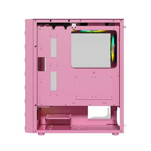 Gabinete Fantech CG83 Aero Sakura, ATX, Panel Vidrio, 4 fans
