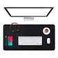 Mouse Pad Kronos XXL Borde Cosido 60x30cm Espesor 4mm, Negro - thumbnail 1