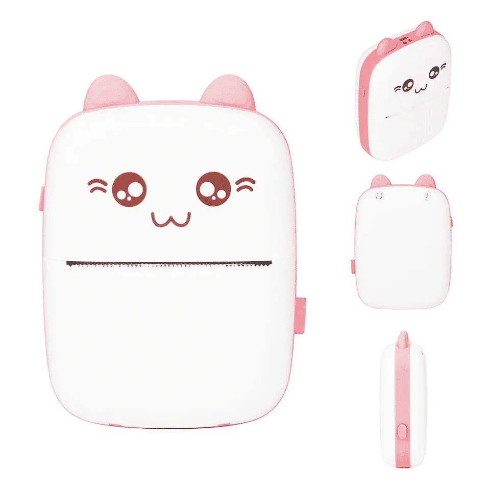 Mini Impresora Térmica Portátil, Bluetooth (Android, iOS) - Pink 3