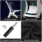 Silla Ejecutiva de Oficina Ergonómica, giratoria, Negra - thumbnail 5