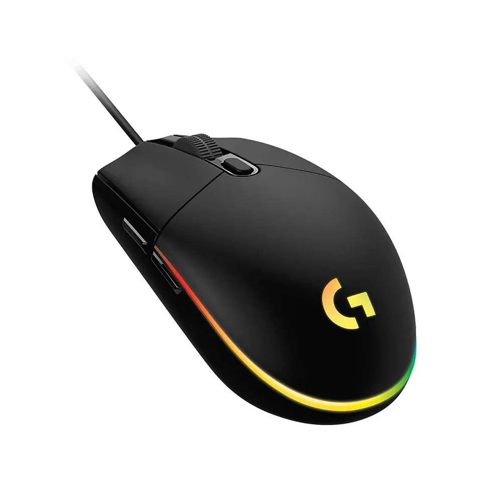 Mouse Logitech G203 RGB Lightsync, 6 botones, 8000DPI, Negro 1