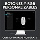 Mouse Logitech G203 RGB Lightsync, 6 botones, 8000DPI, Negro - thumbnail 5