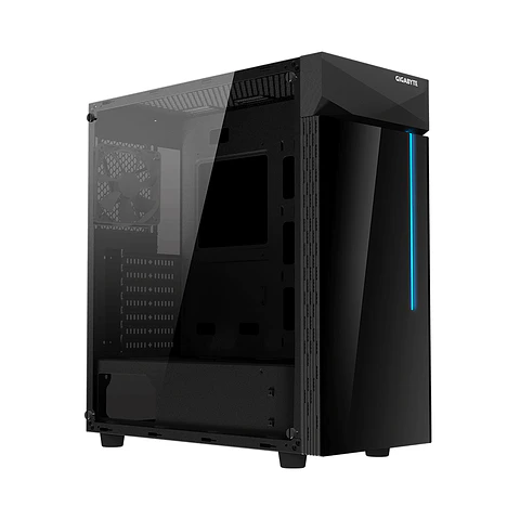 Gabinete Gigabyte C200 Glass (GB-C200G, 1x Cooler, 2x USB 3.1)