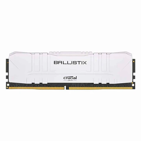 Memoria Ram Crucial Ballistix 8GB DDR4-3200 (BL8G32C16U4W) - blanco
