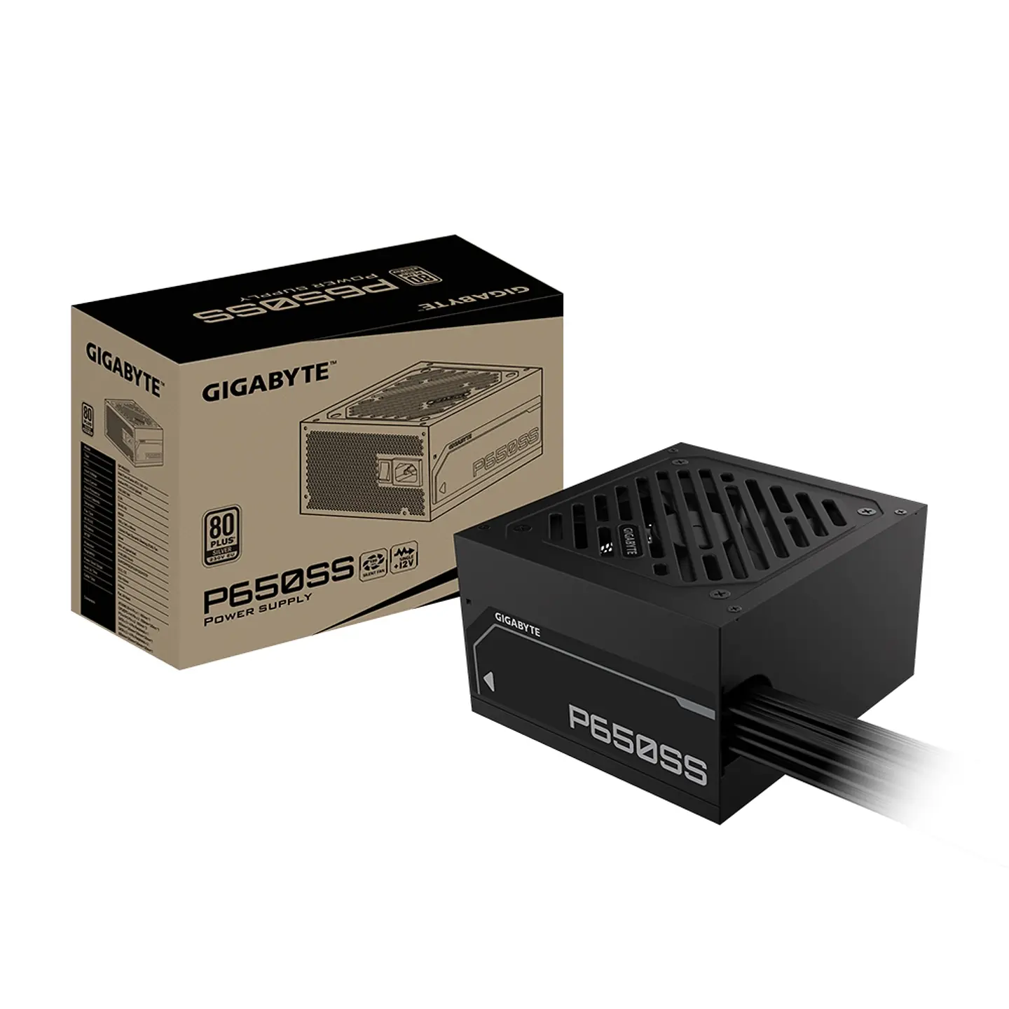 Fuente de Poder Gigabyte 650W  GP-P650SS 80+ Silver 1