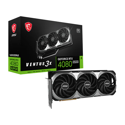 Tarjeta de video gráfica MSI GeForce RTX 4080 SUPER 16G VENTUS 3X OC