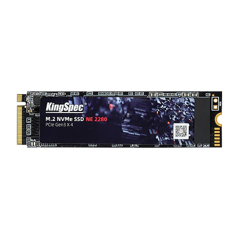 Unidad Estado Sólido KingSpec NE 256GB, PCIe 3.0, 3.200MB/s