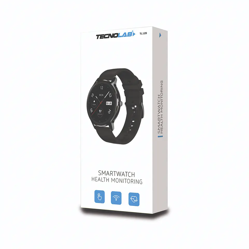 SmartWatch Tecnolab TL129 (42mm, BT, WaterProof, Health Monitoring) 4