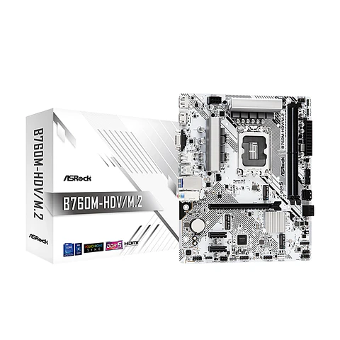 Placa Madre ASRock B760M-H/M.2 LGA1700, DDR5, PCIe 4.0, mATX