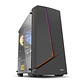 Gabinete Gamer Infinity Alpha RGB (mATX, Vidrio Templado, Fan 120mm x1) - Miniatura 1