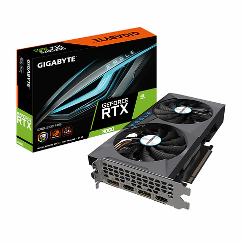 Tarjeta de Video Gráfica Gigabyte GeForce RTX 3060 EAGLE OC 12G (rev. 2.0)