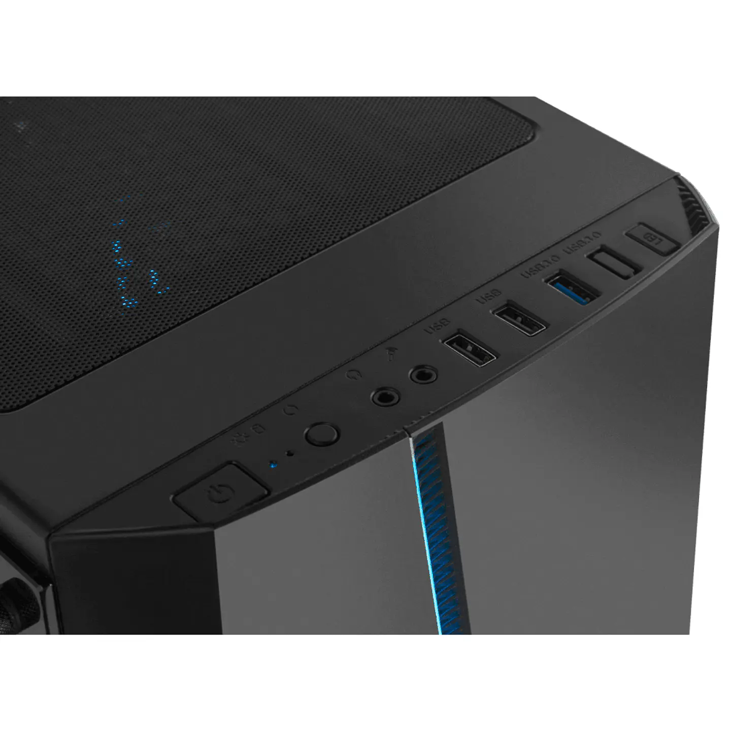 Gabinete Gamer Infinity Alpha RGB (mATX, Vidrio Templado, Fan 120mm x1) 3