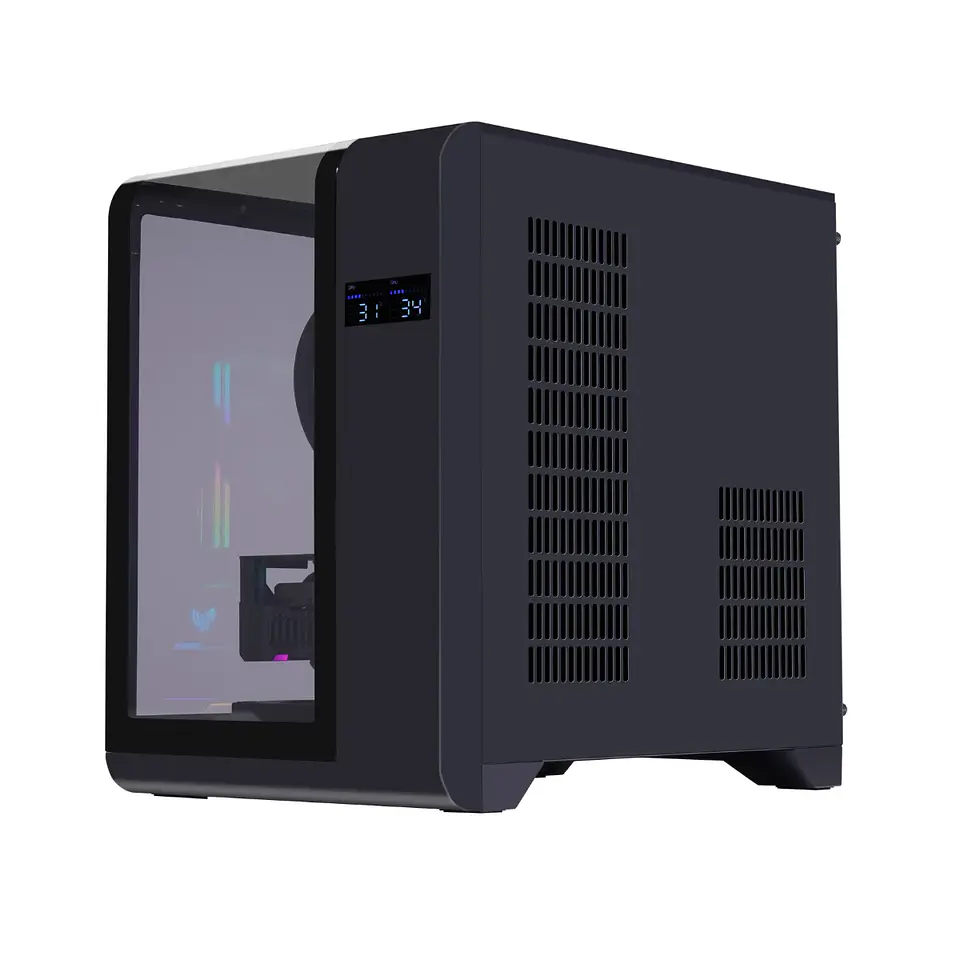 Gabinete Kronos Wentian RGB MATX, Vidrio Templado, USB 3.0 4