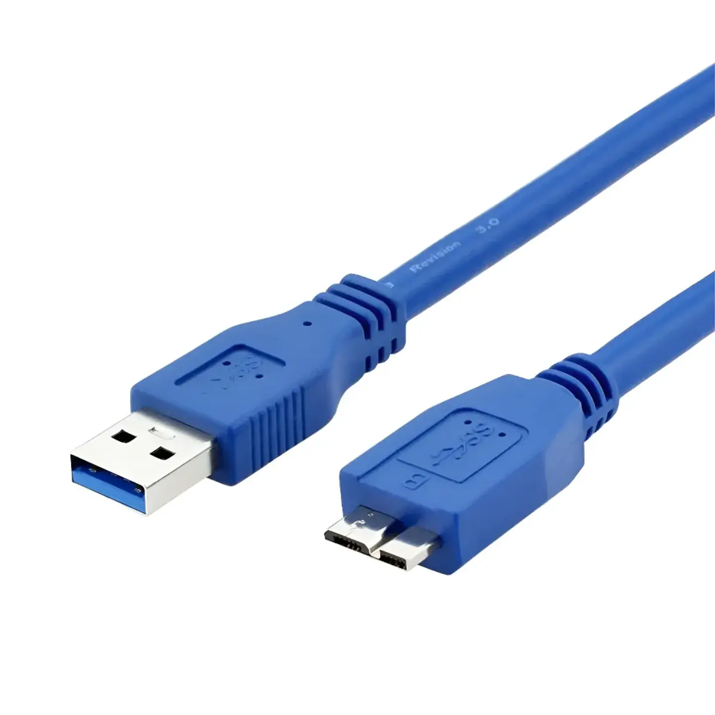 Cable USB 3.0 Macho a Micro USB 3.0, 1,8Mts Azul 1