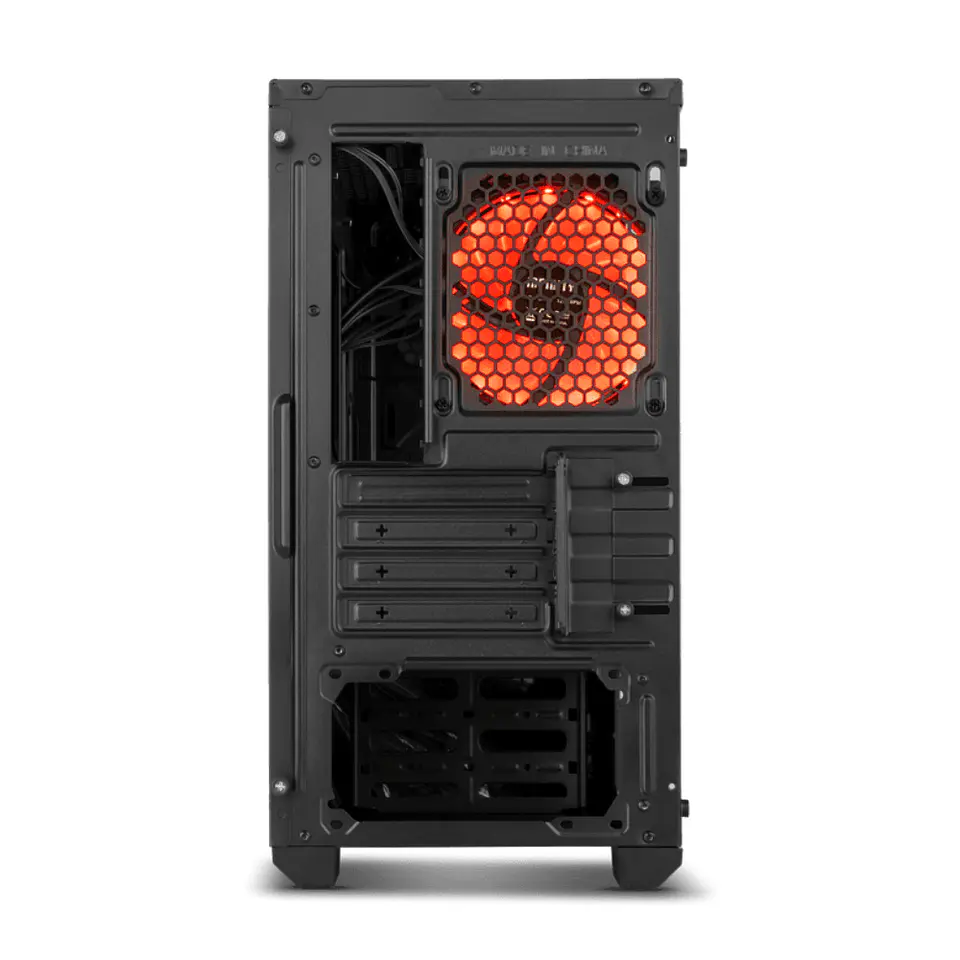 Gabinete Gamer Infinity Alpha RGB (mATX, Vidrio Templado, Fan 120mm x1) 6