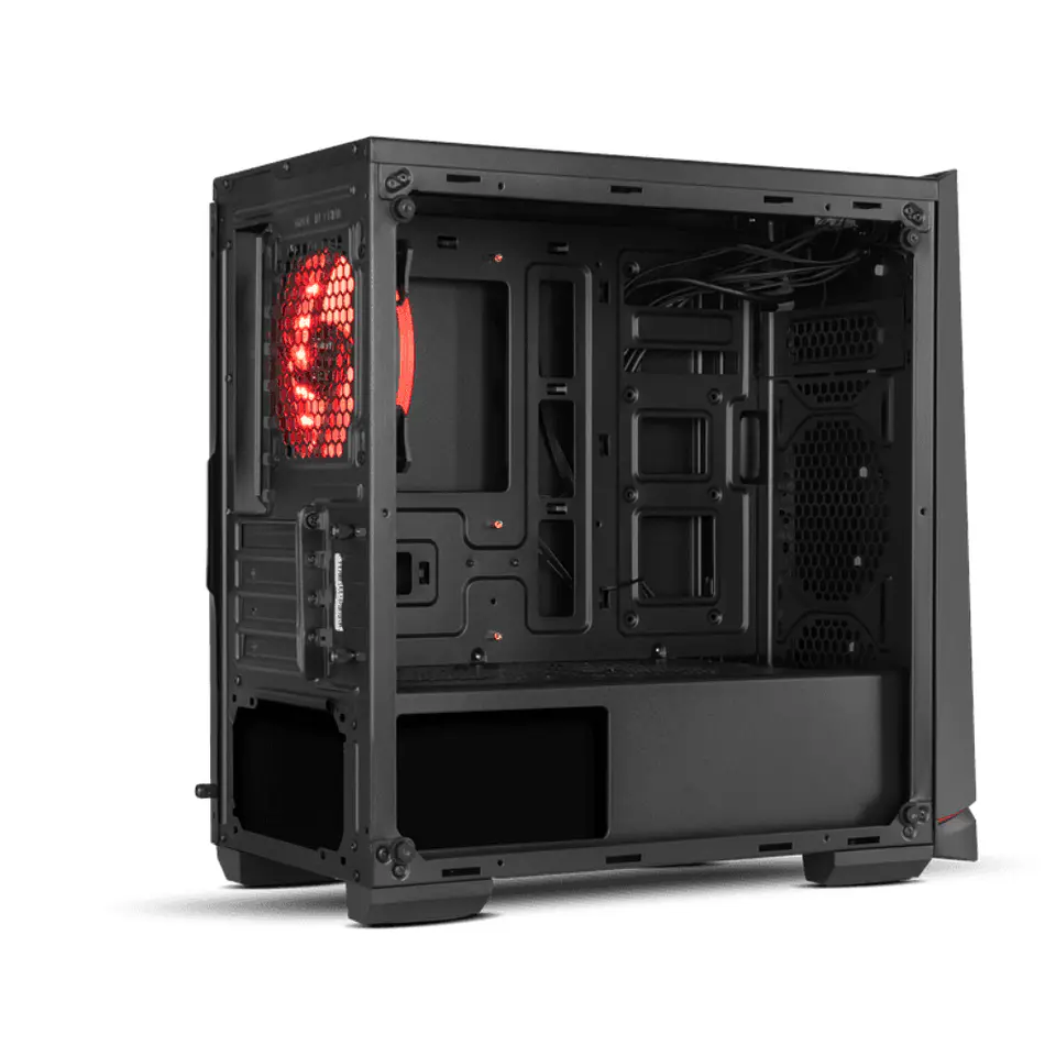 Gabinete Gamer Infinity Alpha RGB (mATX, Vidrio Templado, Fan 120mm x1) 7