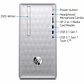PC HP Pavilion 590 Core i5-8400, 12GB DDR4, 1TB, BT, WiFi - Reacondicionado - thumbnail 5
