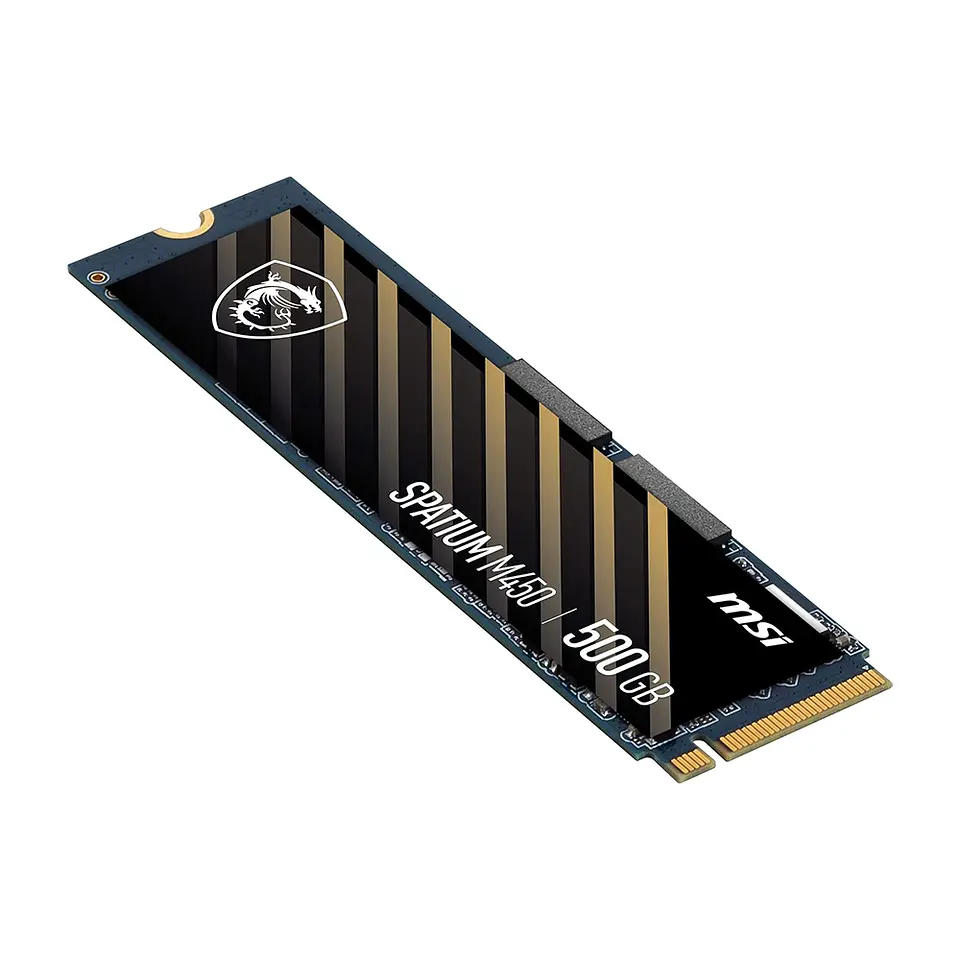Unidad SSD MSI Spatium M450 500GB PCIe 4.0 NVMe M.2, 3600MB/s 4