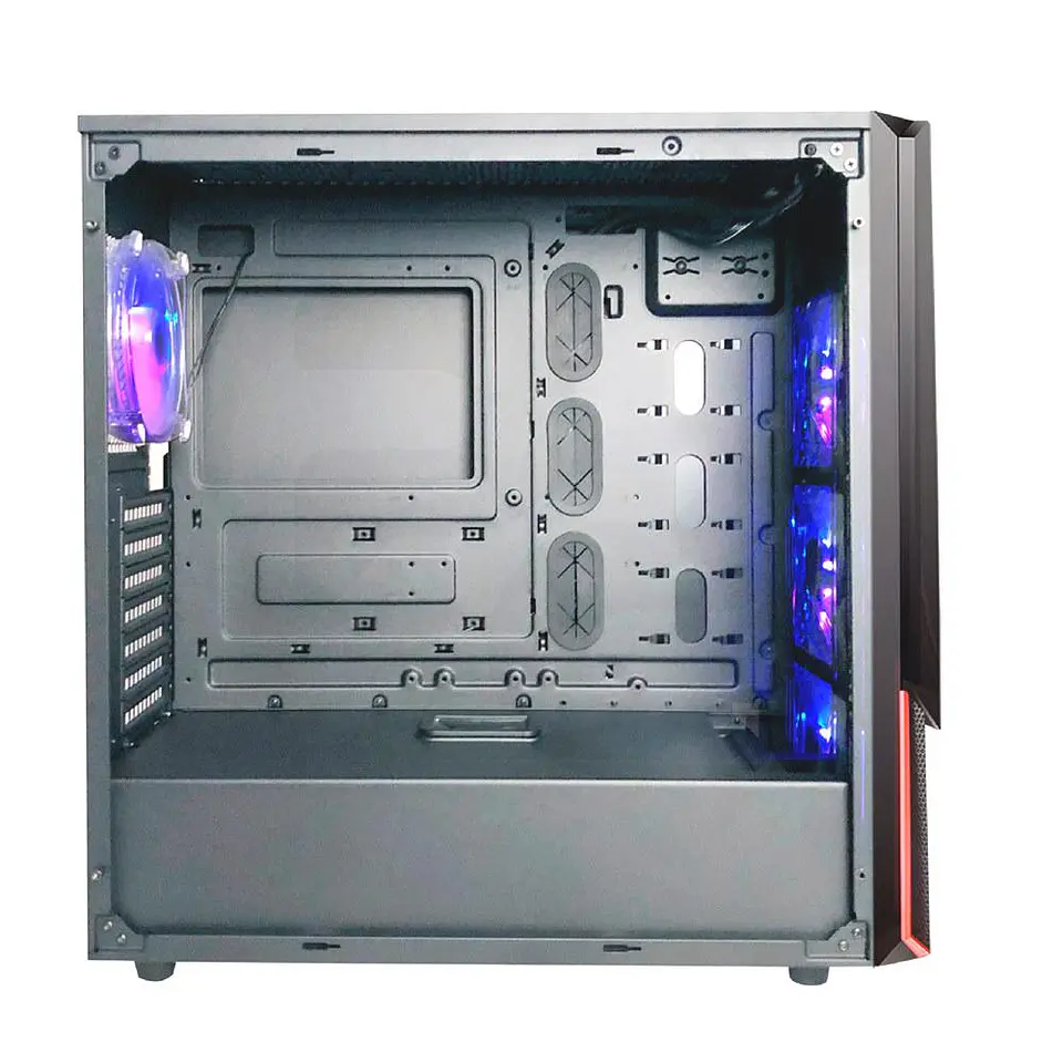 Gabinete E-ATX Apexgaming, modelo Hermès C2, Vidrio Templado, 1 Cooler integrado, USB 3.0 5