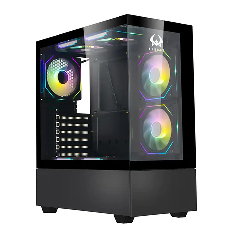Gabinete Kronos Spirit, ATX, Vidrio Templado, USB 3.0, 3 ventiladores ARGB