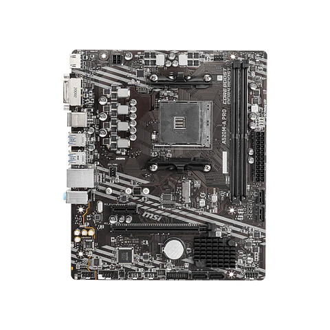 Placa Madre MSI A520M-A PRO (AM4, DDR4 1866/3200 MHz, M.2, MicroATX)