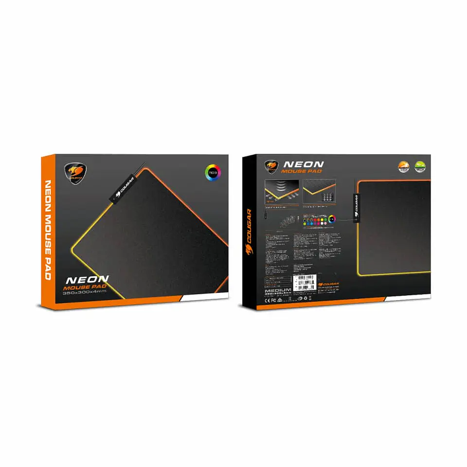 Pad Mouse Cougar Neon con iluminación RGB 5