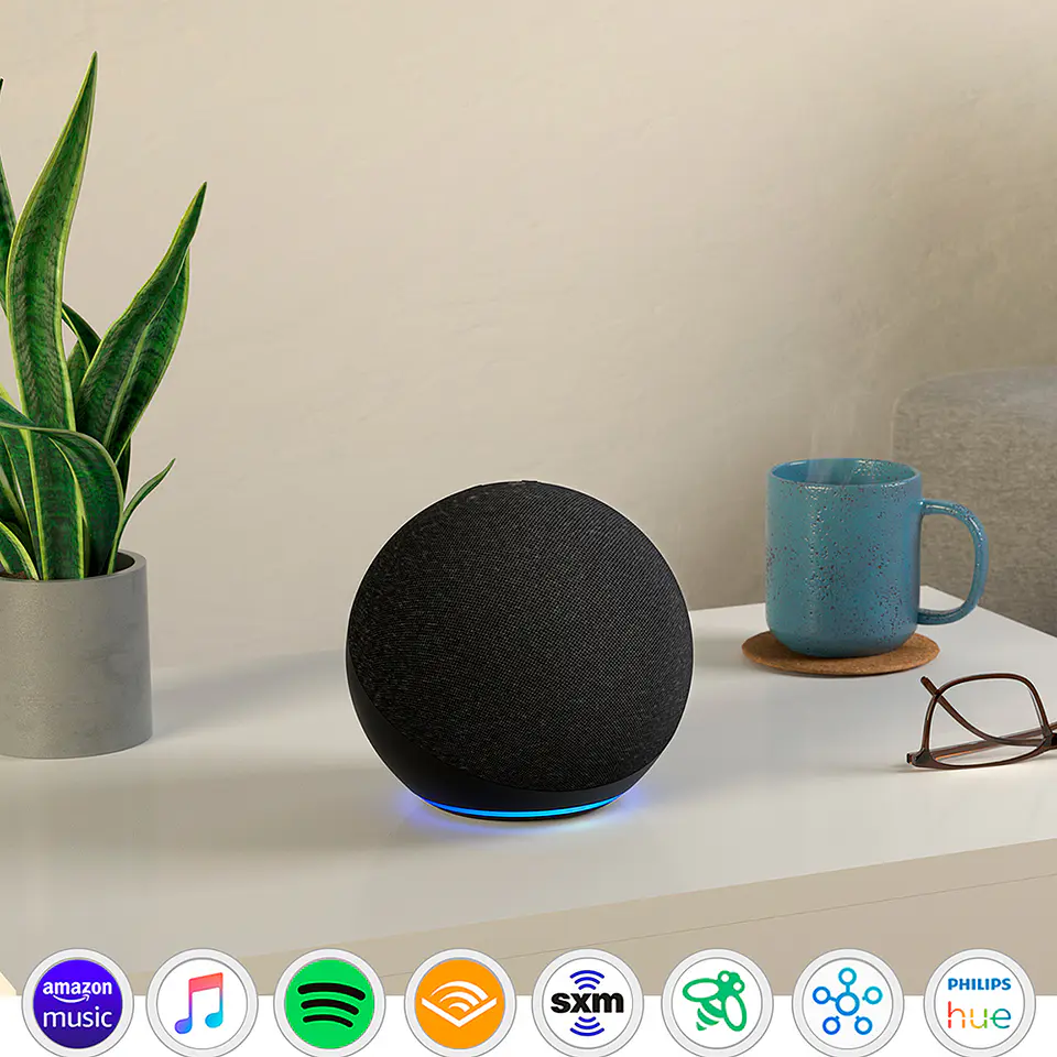 Amazon Echo Dot 4th Gen Con Asistente Virtual Alexa 110v/240v - Charcoal 4