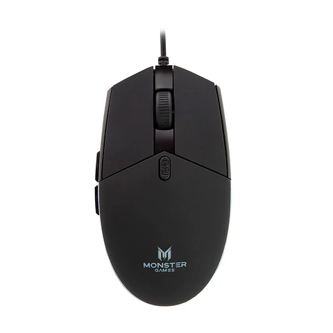 Mouse Gamer Monster Tide, 5 Botones, 3.200dpi, 7 colores RGB