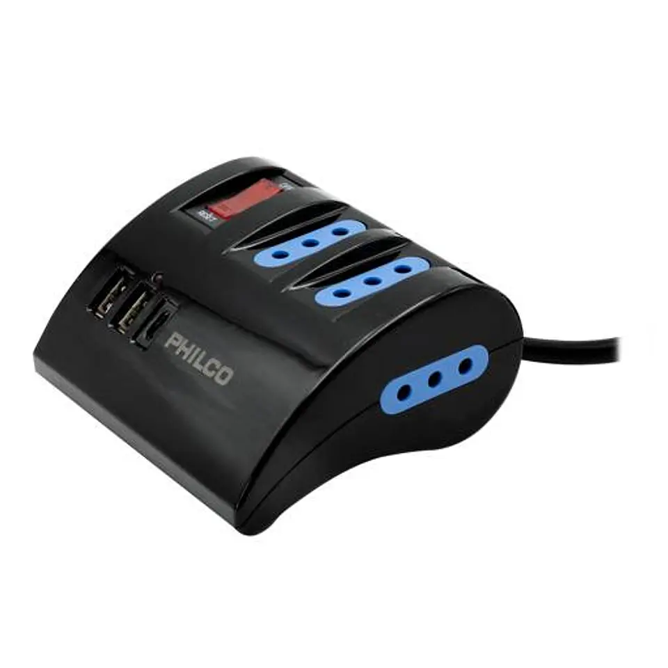Extensión Alargador Escritorio Sobrevoltaje USB/USB-C, Negro 3