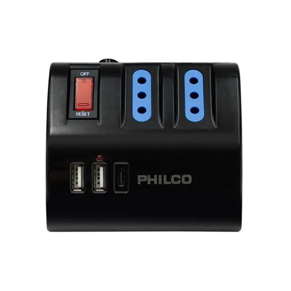 Extensión Alargador Escritorio Sobrevoltaje USB/USB-C, Negro 4