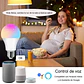 Kit 3 Ampolleta Led E27 Wifi Inteligentes Rgb, Iluminación Hogar - Miniatura 5