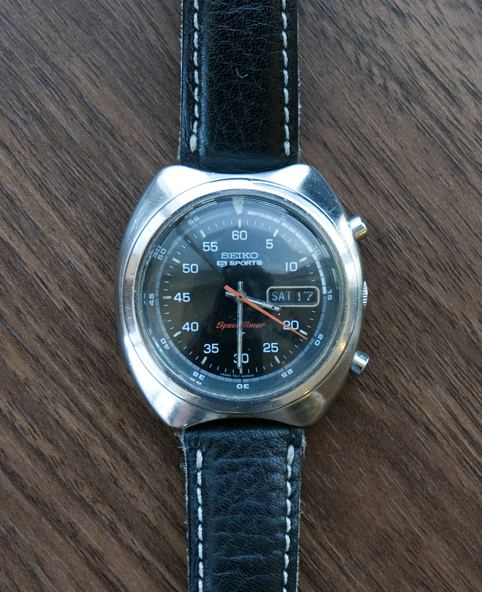 Seiko Sports Chronograph Vintage Deportivo Clásico