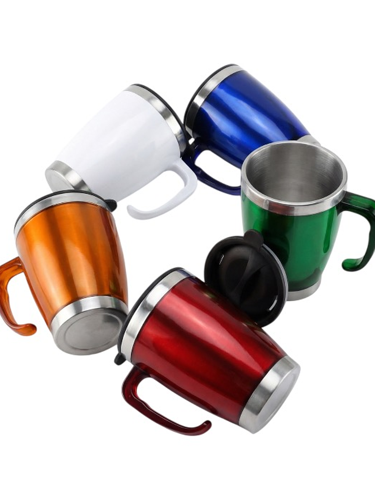 Mug de Acero Inoxidable 400cc 1