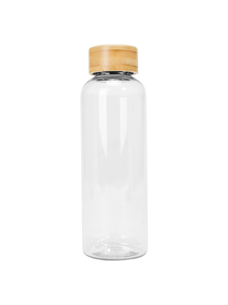 Botella PET tapa bamboo 