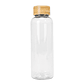 Botella PET tapa bamboo 