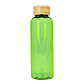 Botella PET tapa bamboo 
