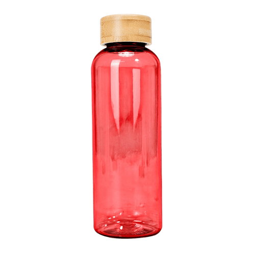 Botella PET tapa bamboo 