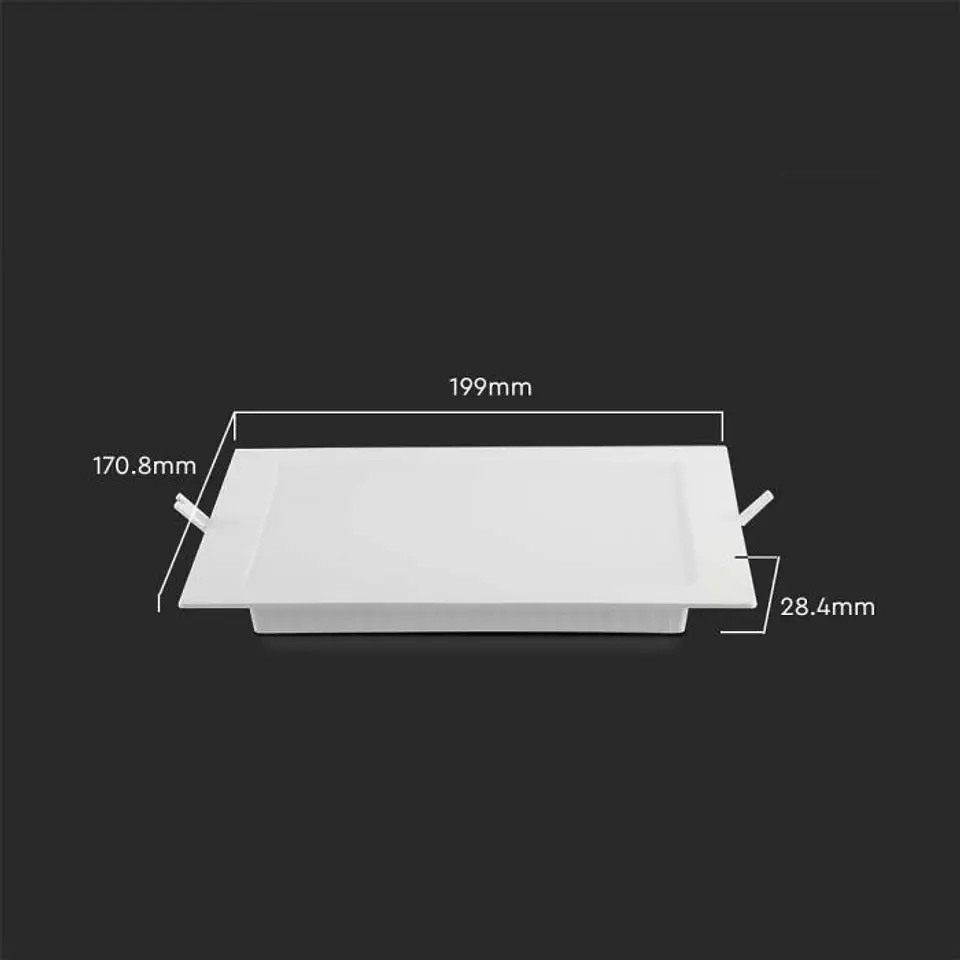 Downlight empotrable cuadrado 12W V-TAC 4