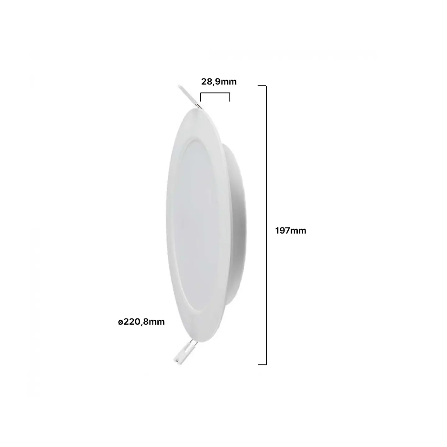 Downlight de encastrar redondo 18W V-TAC 2