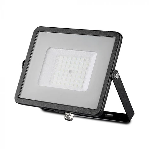 Projetor 50 50W SMD SAMSUNG CHIP 3000K Corpo Preto V-TAC